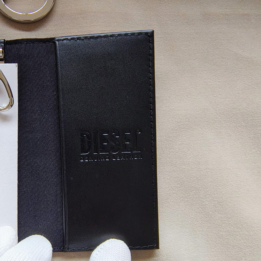 DIESEL ディーゼル キーケース カーキ／ブラック 新品・未使用