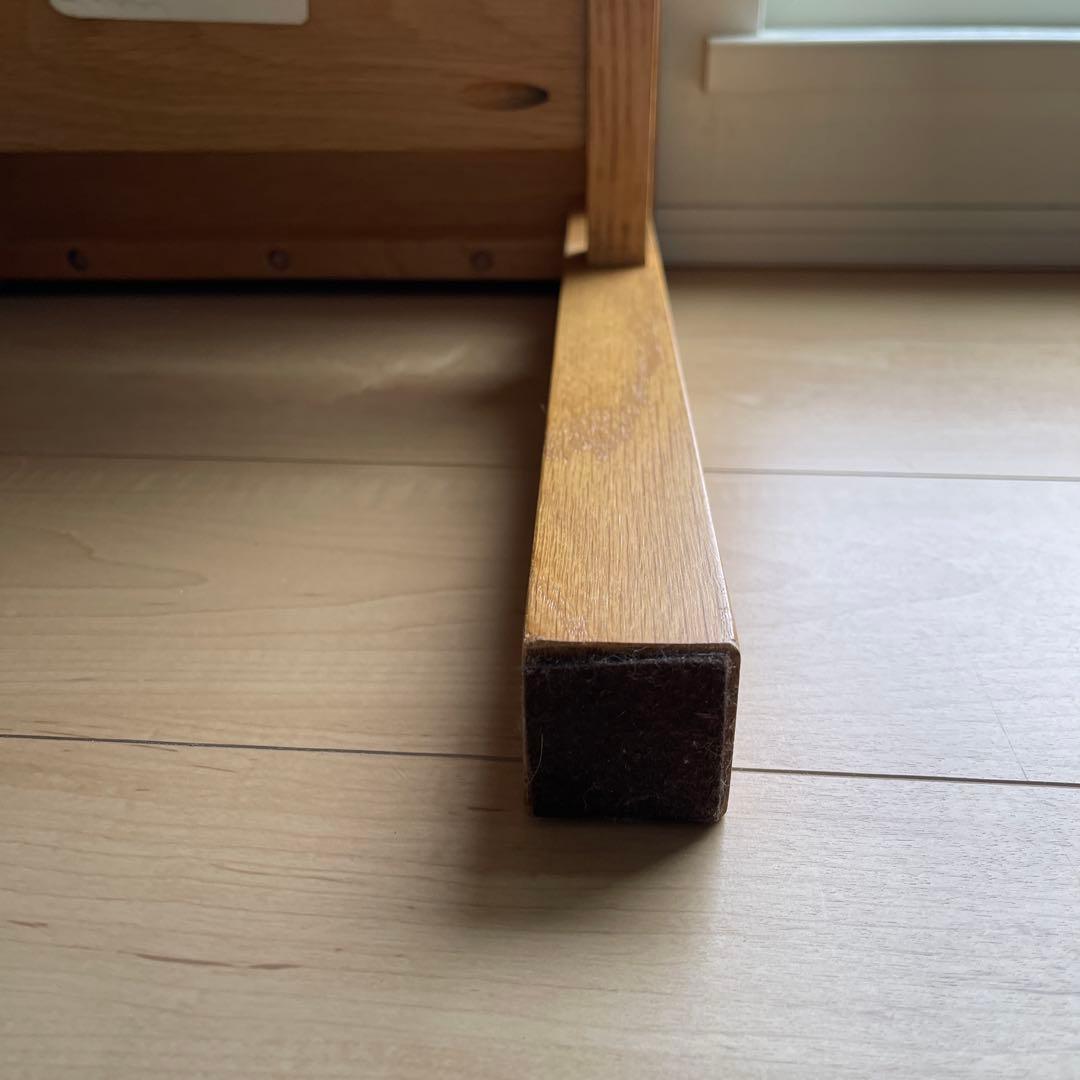 無印良品 オーク無垢材 サイドテーブル ベンチ スツール 椅子 チェア 台 棚