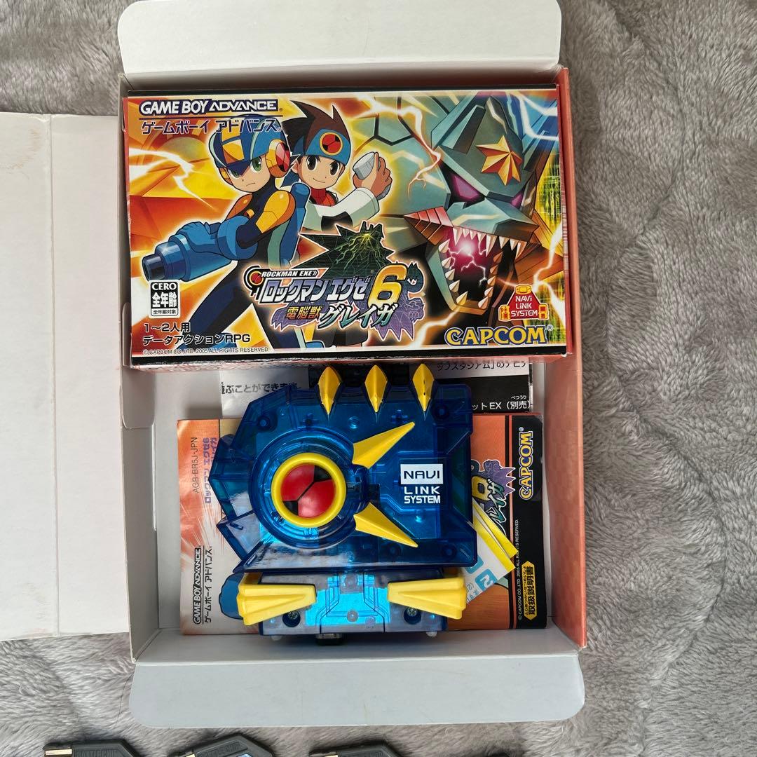 ロックマンエグゼ6 ゲームボーイアドバンス 全76個 バトルチップなど　本体付