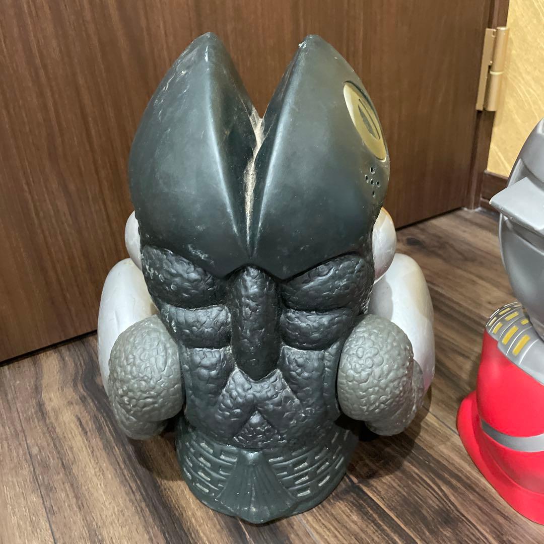 大型　ウルトラマンセブン 貯金箱 バルタン星人　ウルトラマン ソフビ フィギュア