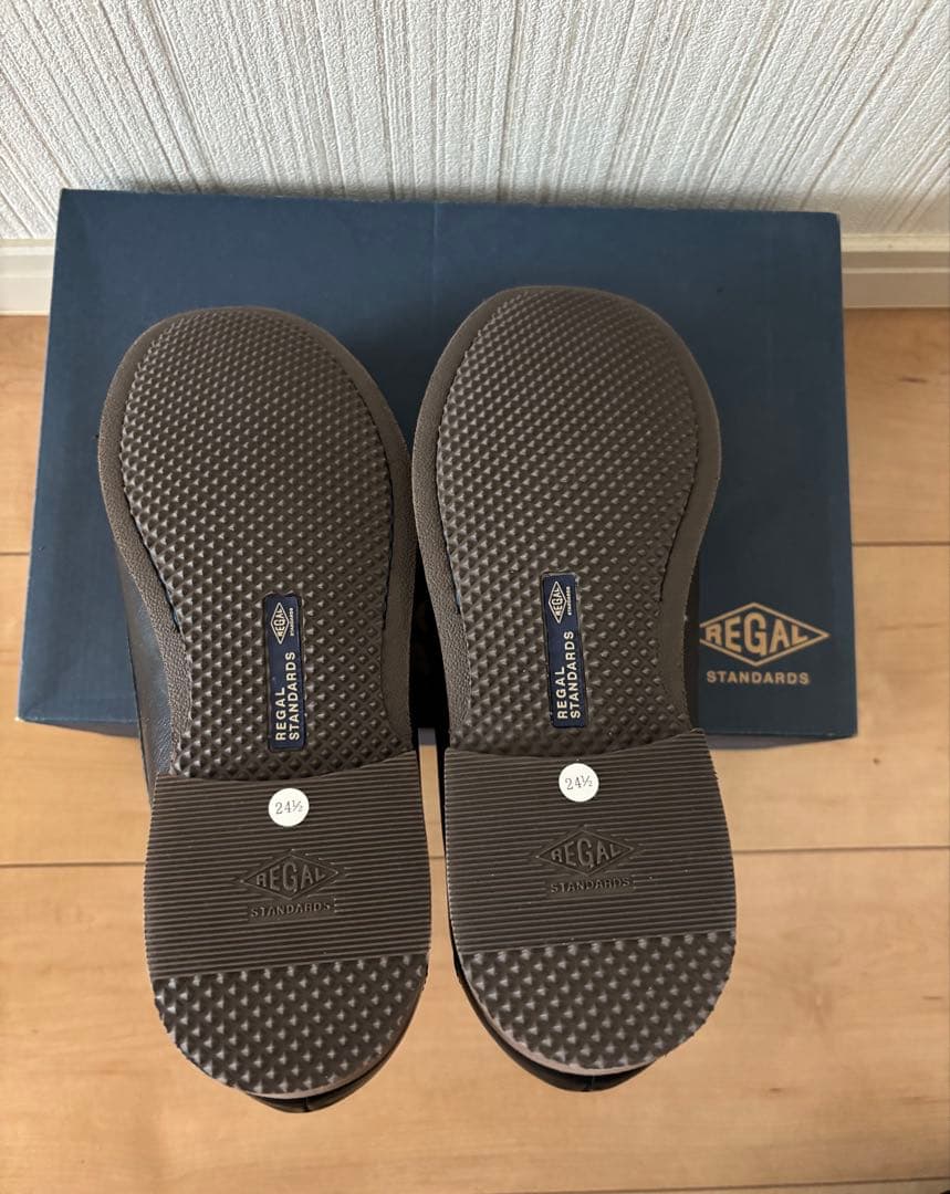 値下げ！REGAL スタンダード　モカシン　24.5センチ　黒 革靴