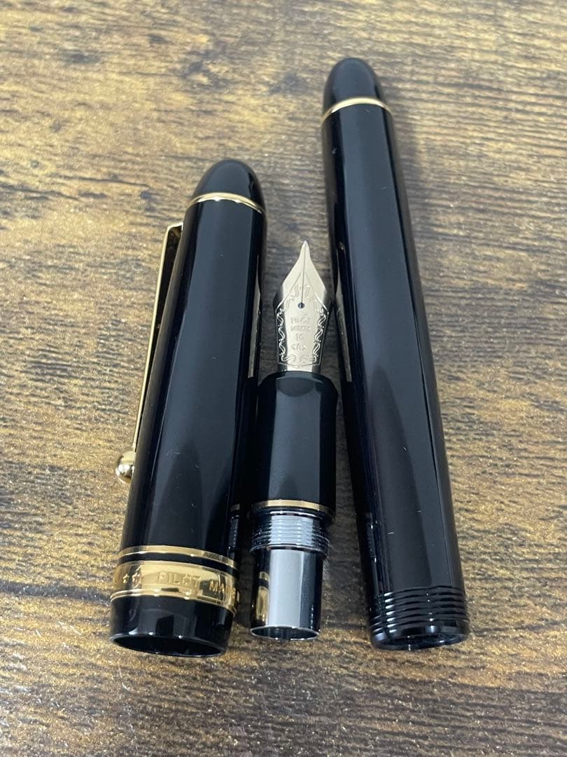 試筆のみ　大型　10号ニブ　カスタム　742 パイロット　万年筆　備品あり