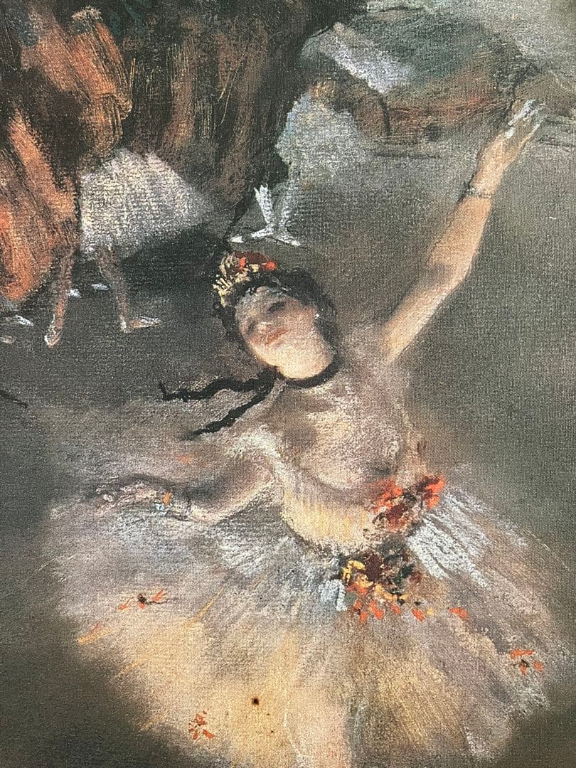 エドガー・ドガ舞台の踊り子　バレリーナ絵画　複製画