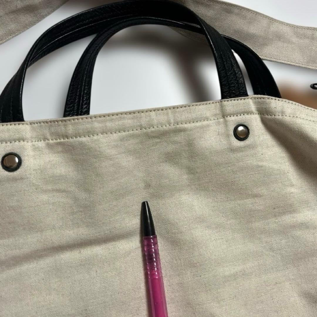 北欧 暮らしの道具店　yes イエス　リネンショルダーバッグ