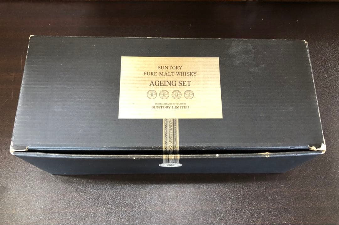 値下げサントリー ピュアモルトウイスキー エイジングセット8、10、12、15年