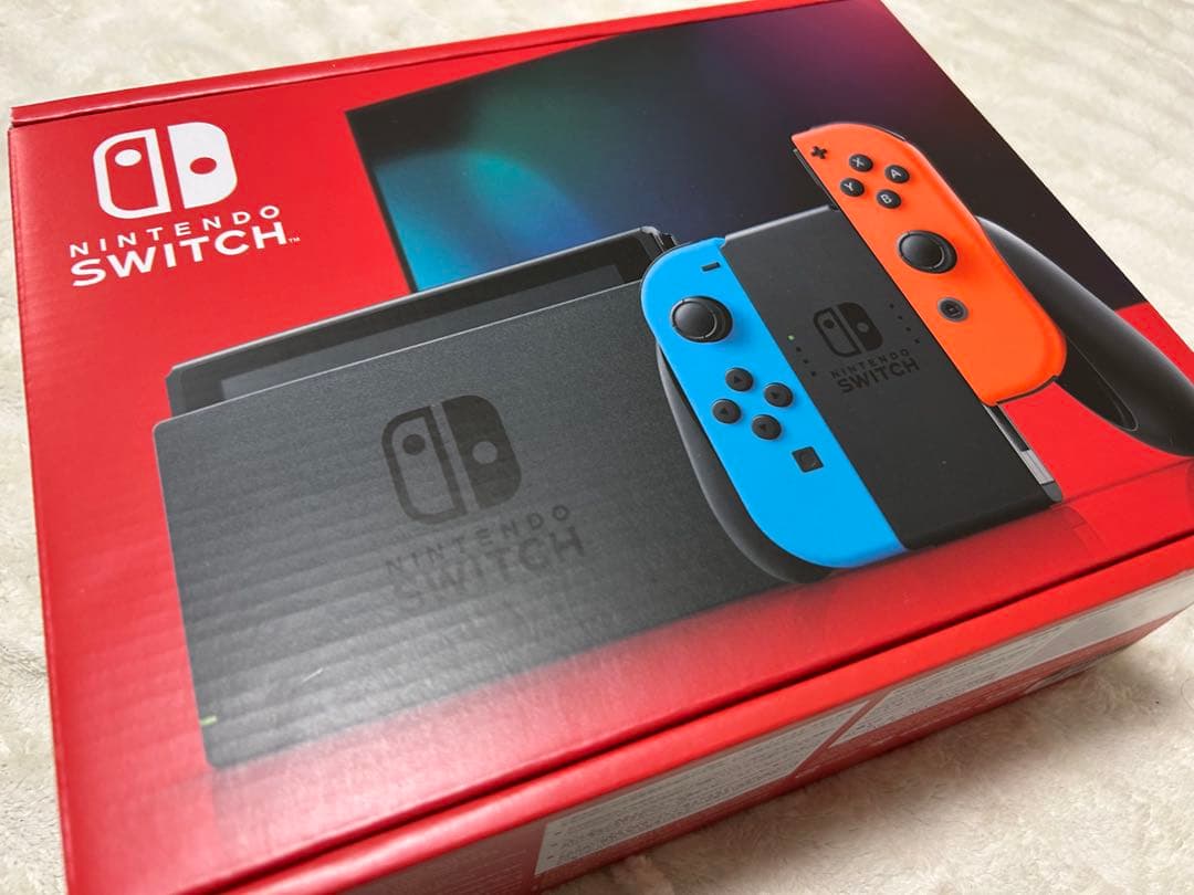 新品未開封品 Nintendo Switch 本体 ジョイコン青オレンジ