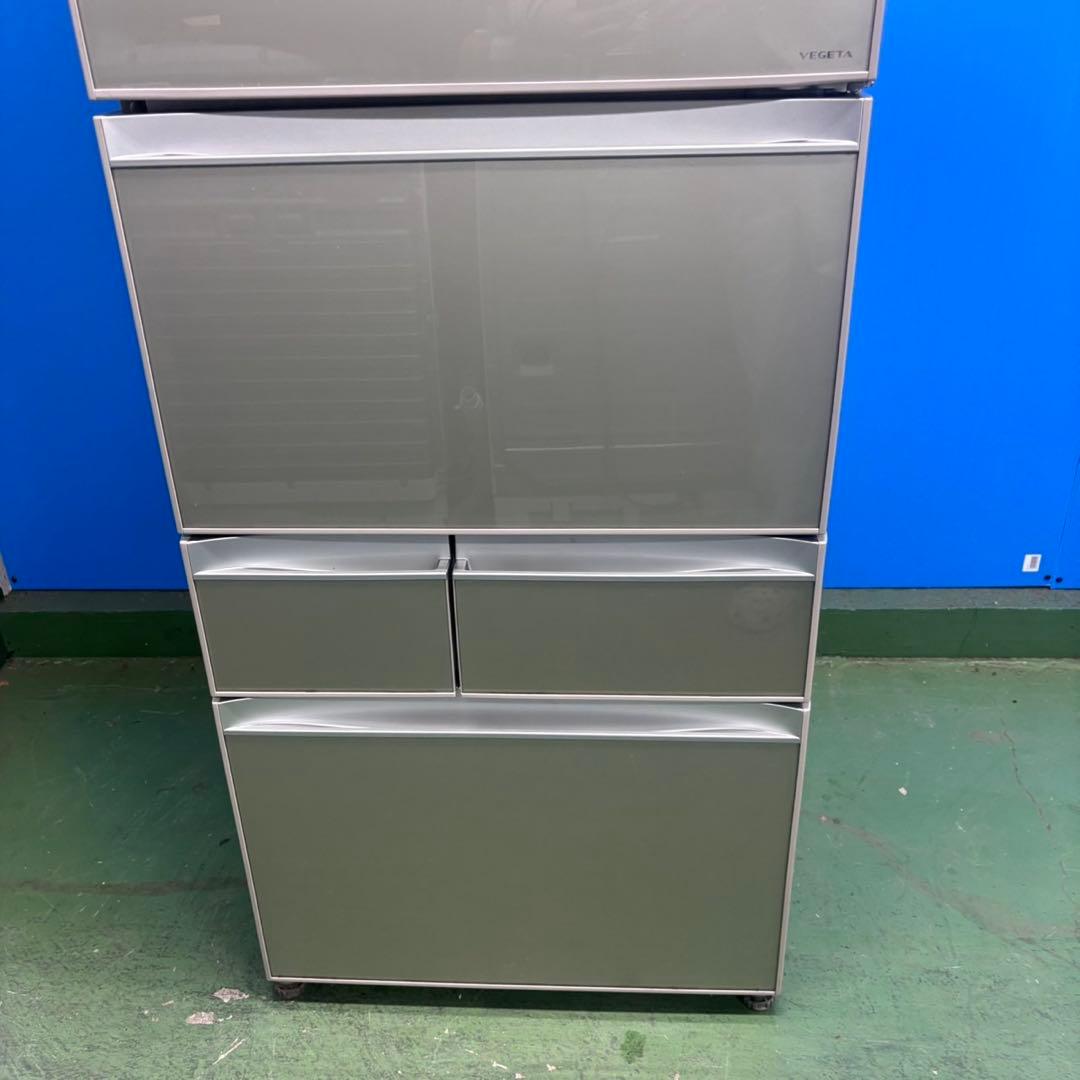 596 冷蔵庫　大型　400L〜500L 自動製氷機付　右開き　鏡面5ドア　格安