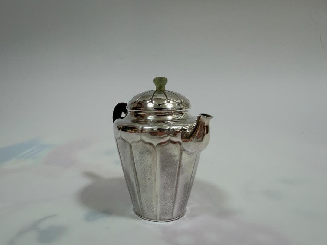 純銀製 菊紋 急須 銀瓶 煎茶道具