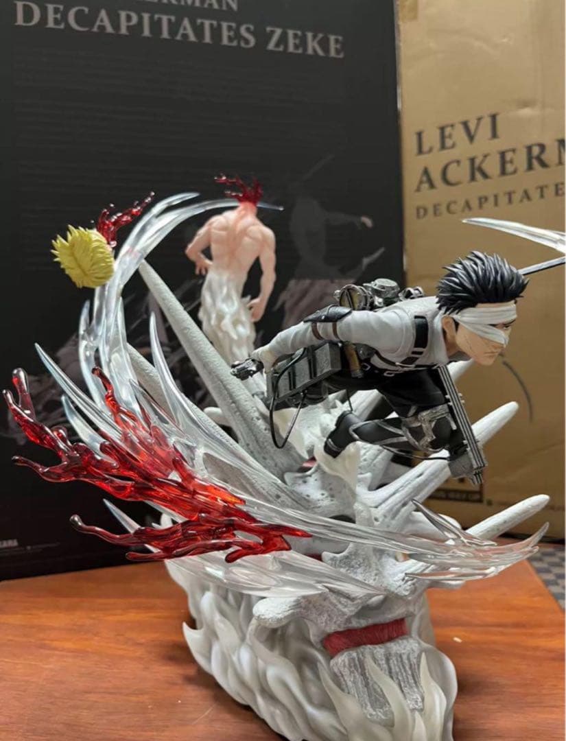 進撃の巨人 調査兵団 兵長 リヴァイ ガレージキット フィギュア 塗装済み