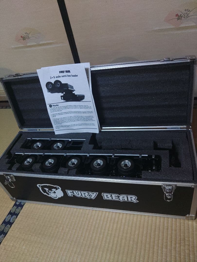 ホビーラジコン FURY BEAR 2+5 axle semi low loader