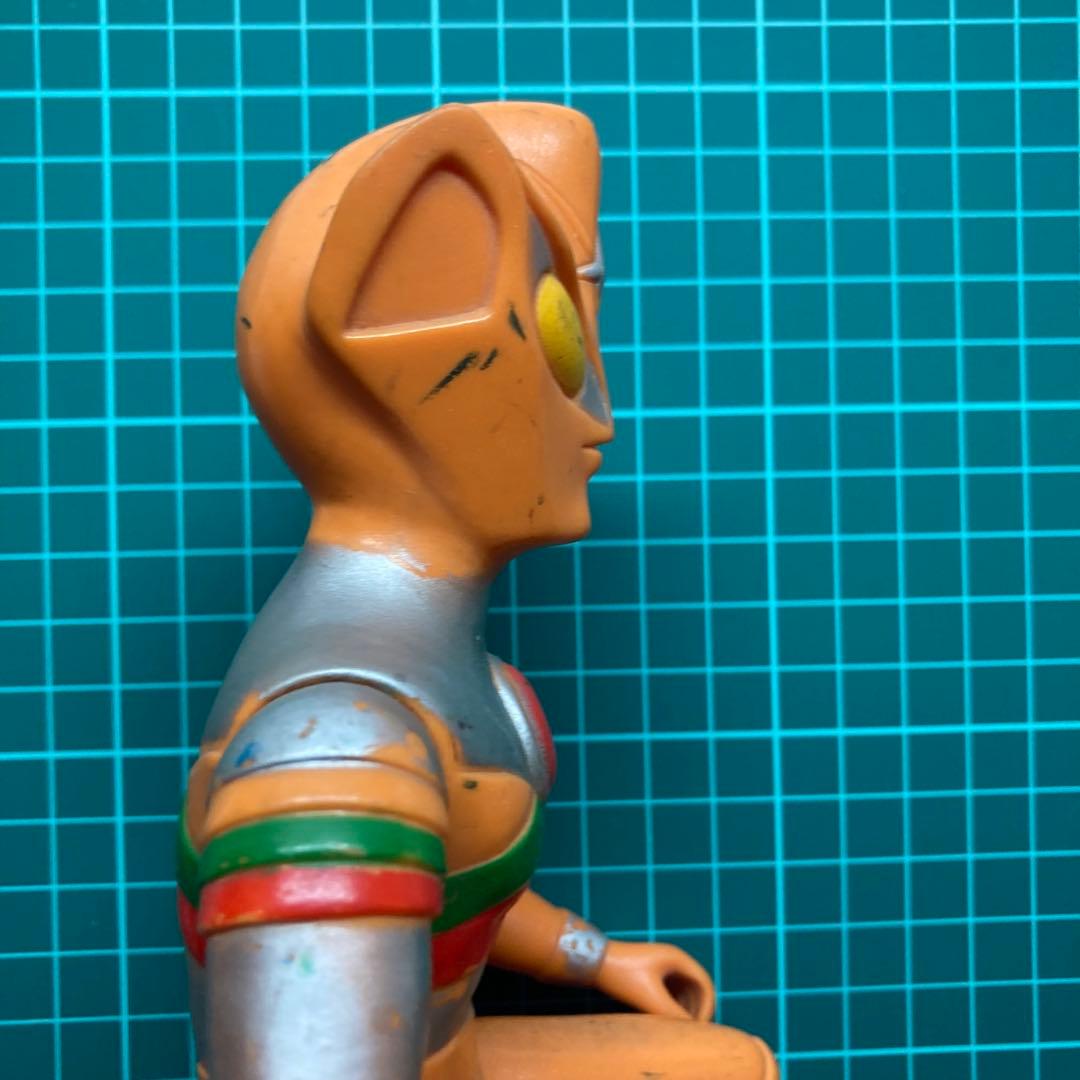 【激レア】ブルマァク　トリプルファイター ソフビ 当時物(バイク欠品)