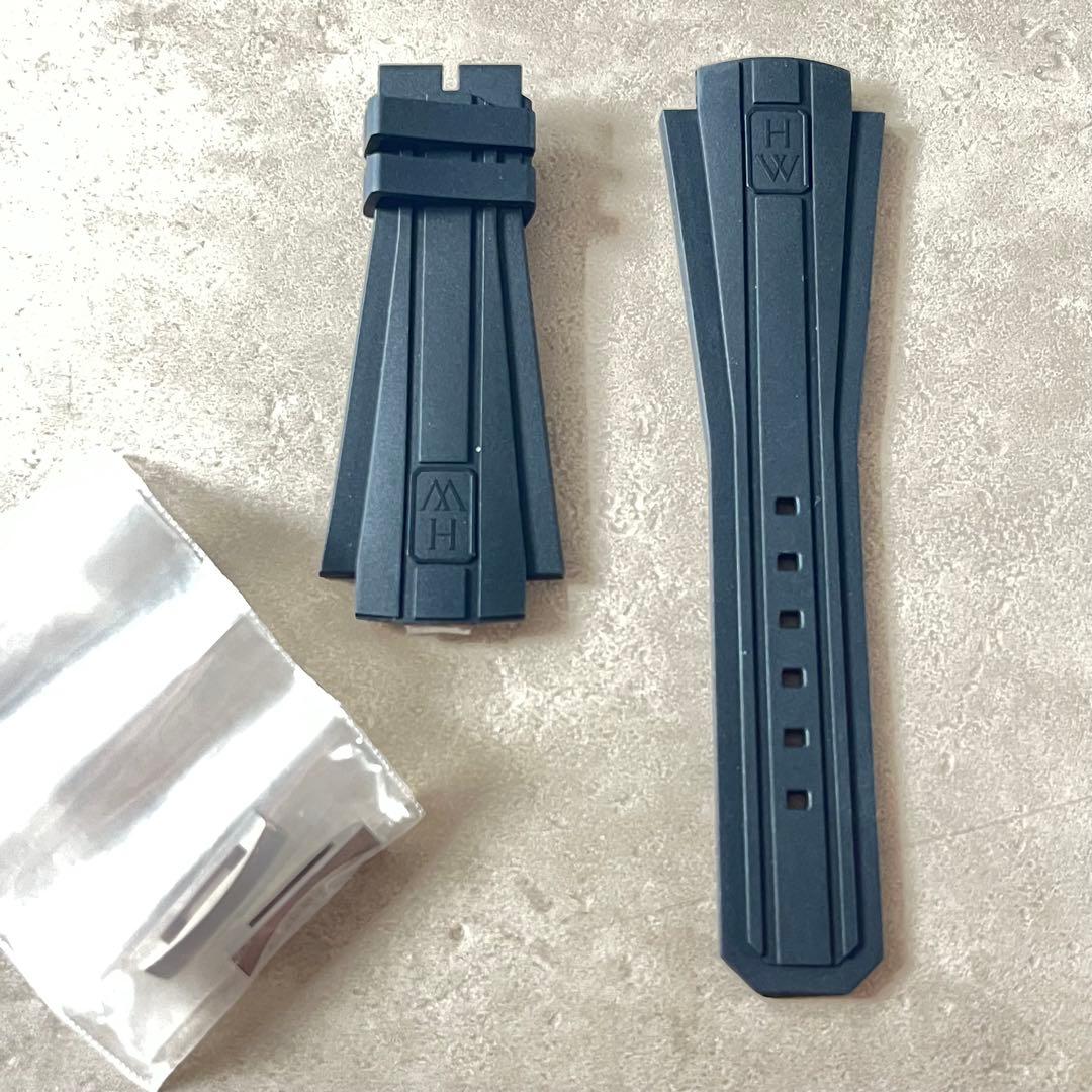 ハリーウィンストン ラバーベルト 時計 ブラック