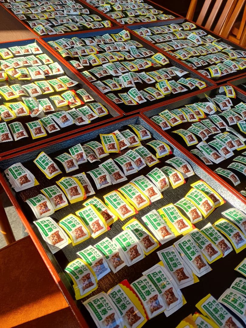 キャットスマック またたび応募券 100口分 500枚