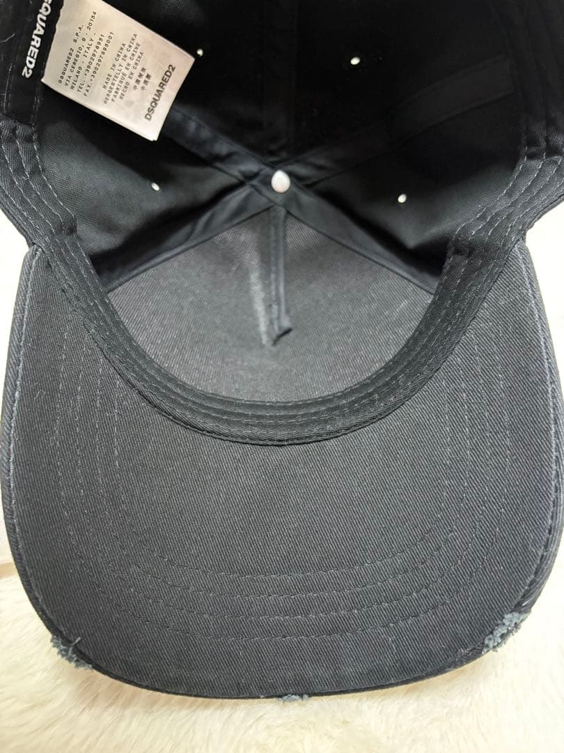 【新品未使用】DSQUARED2ディースクエアード ICON キャップ ブラック