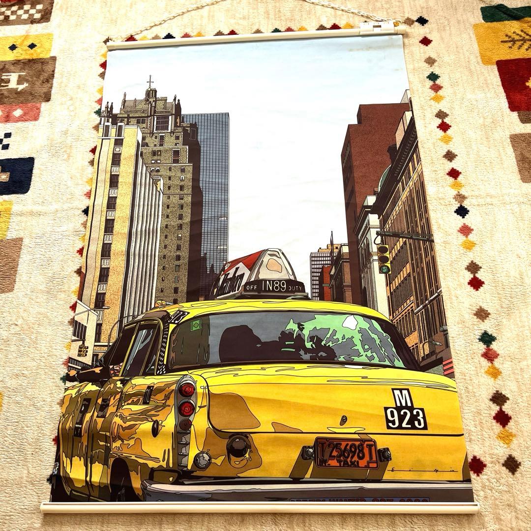 【新品 希少】FIZIN SUZUI 鈴木英人 アート スクリーン 当時モノ