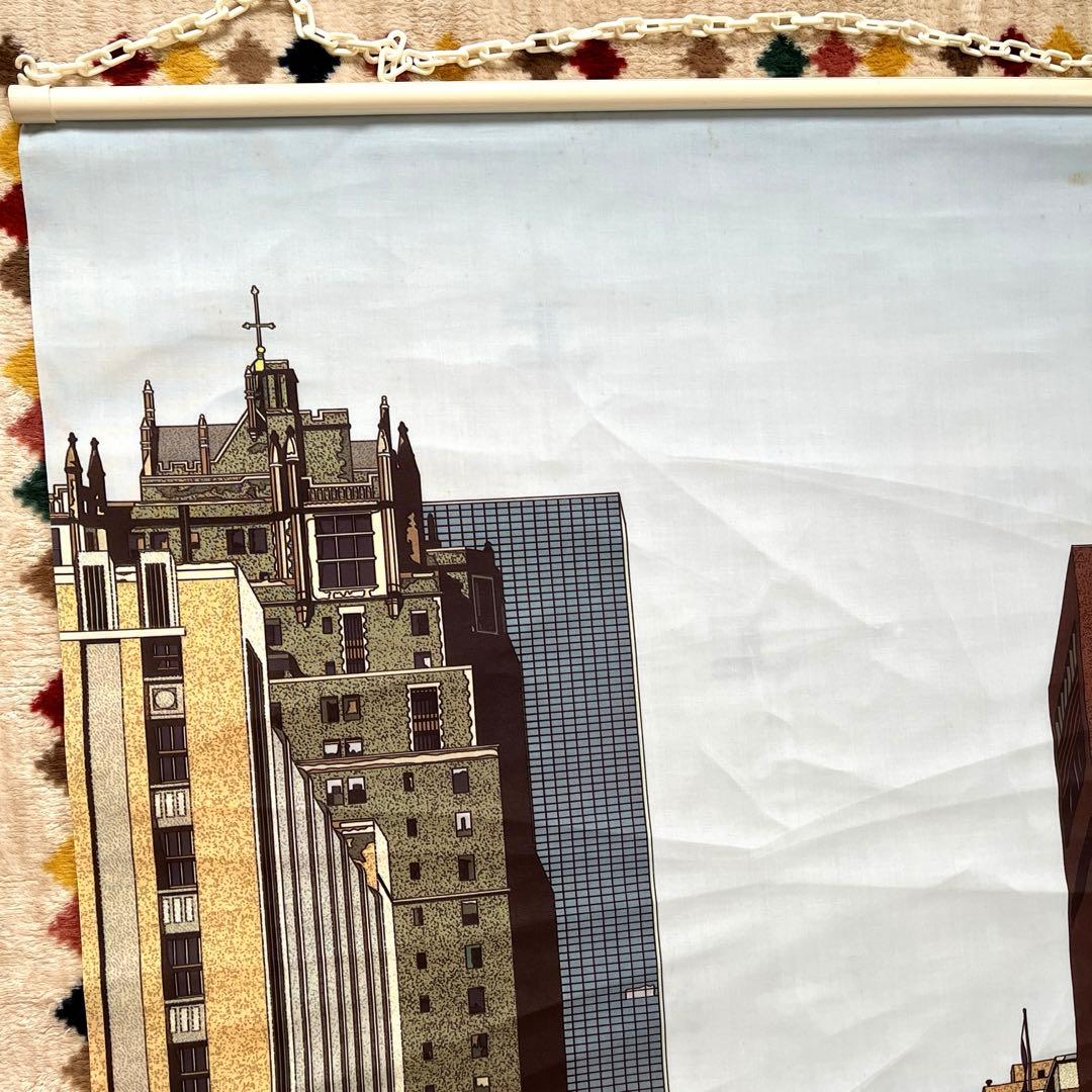 【新品 希少】FIZIN SUZUI 鈴木英人 アート スクリーン 当時モノ