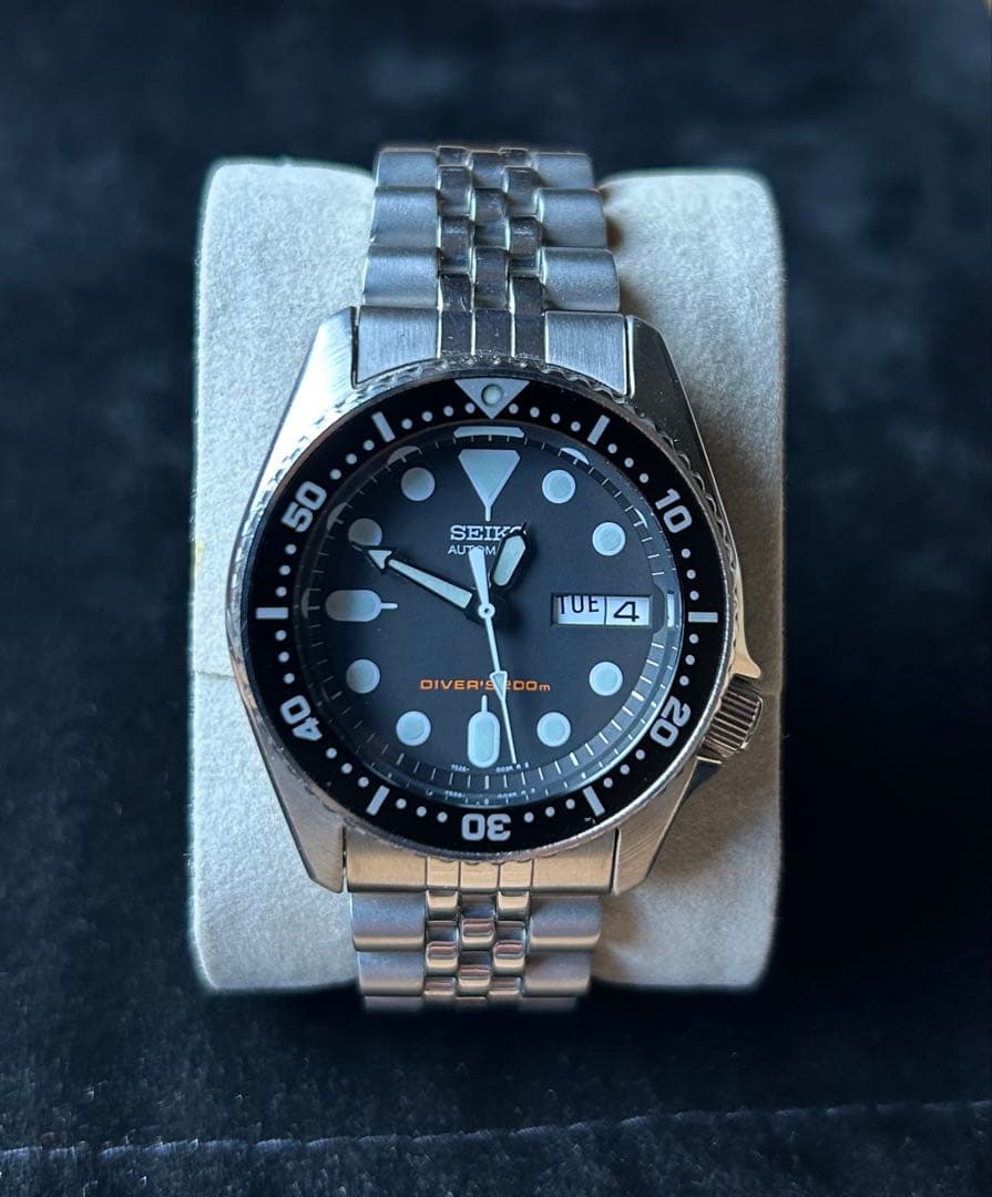 SEIKO SKX013 38mm ダイバーズ ミニブラックボーイ　美品