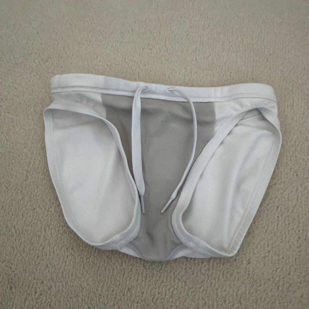 speedo 競泳水着 ホワイト 競パンS