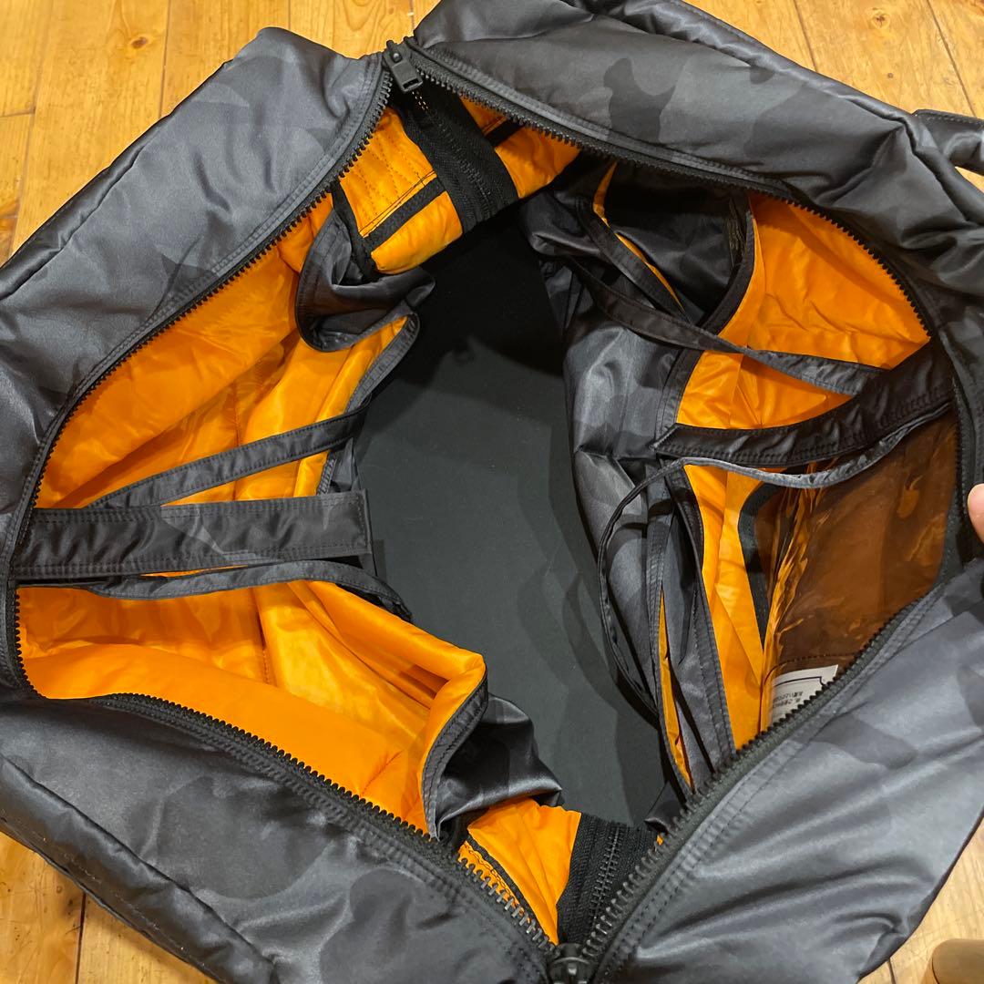 ポーター　カモ　30周年　2way ダッフルバッグ　ウッドランドブラック