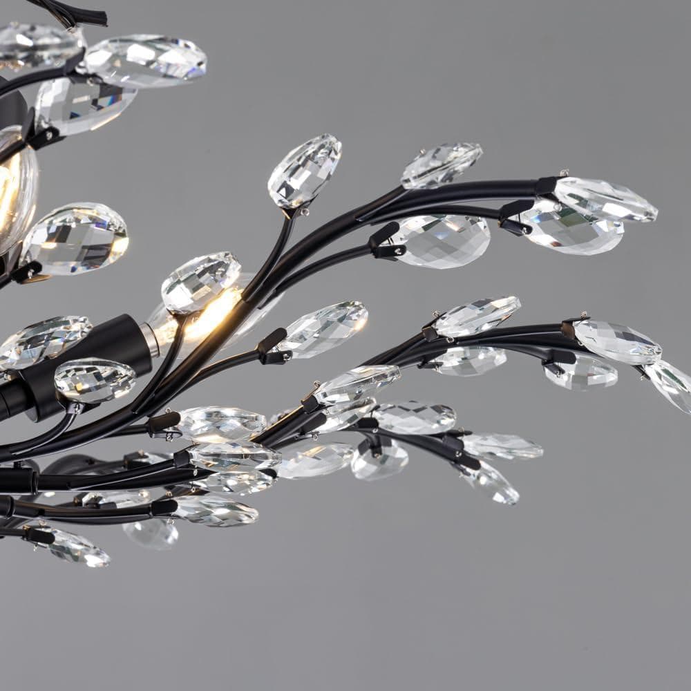 【開封・未使用】Chende シーリングライト レトロ クリスタル 5灯 照明