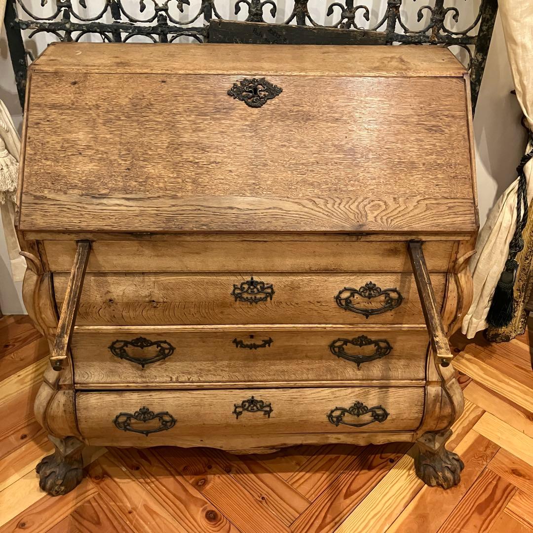 アンティークライティングビューロー(書記台)　チェスト