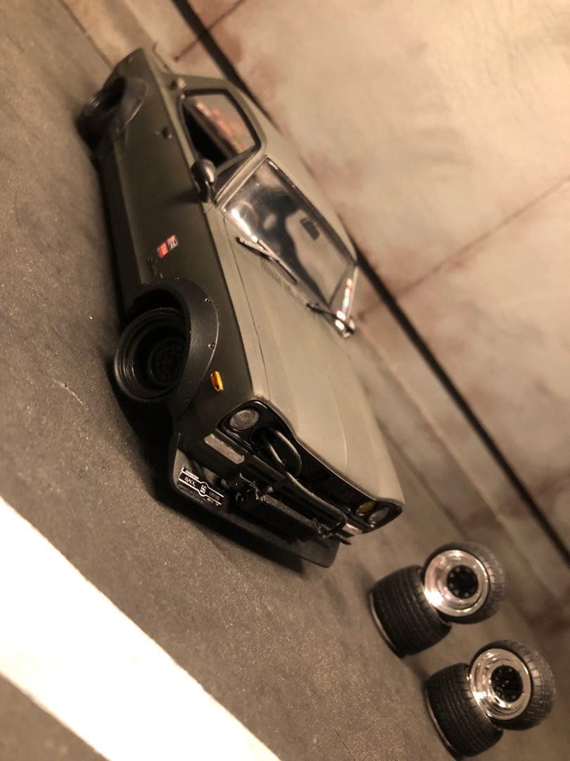 サイン入り箱付き　リバティーウォークハコスカ　プラモデル　完成品