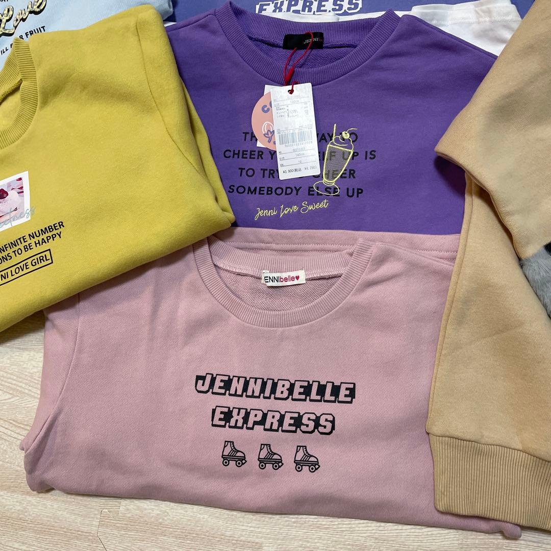 新品 JENNIトレーナーおまとめ8着 140