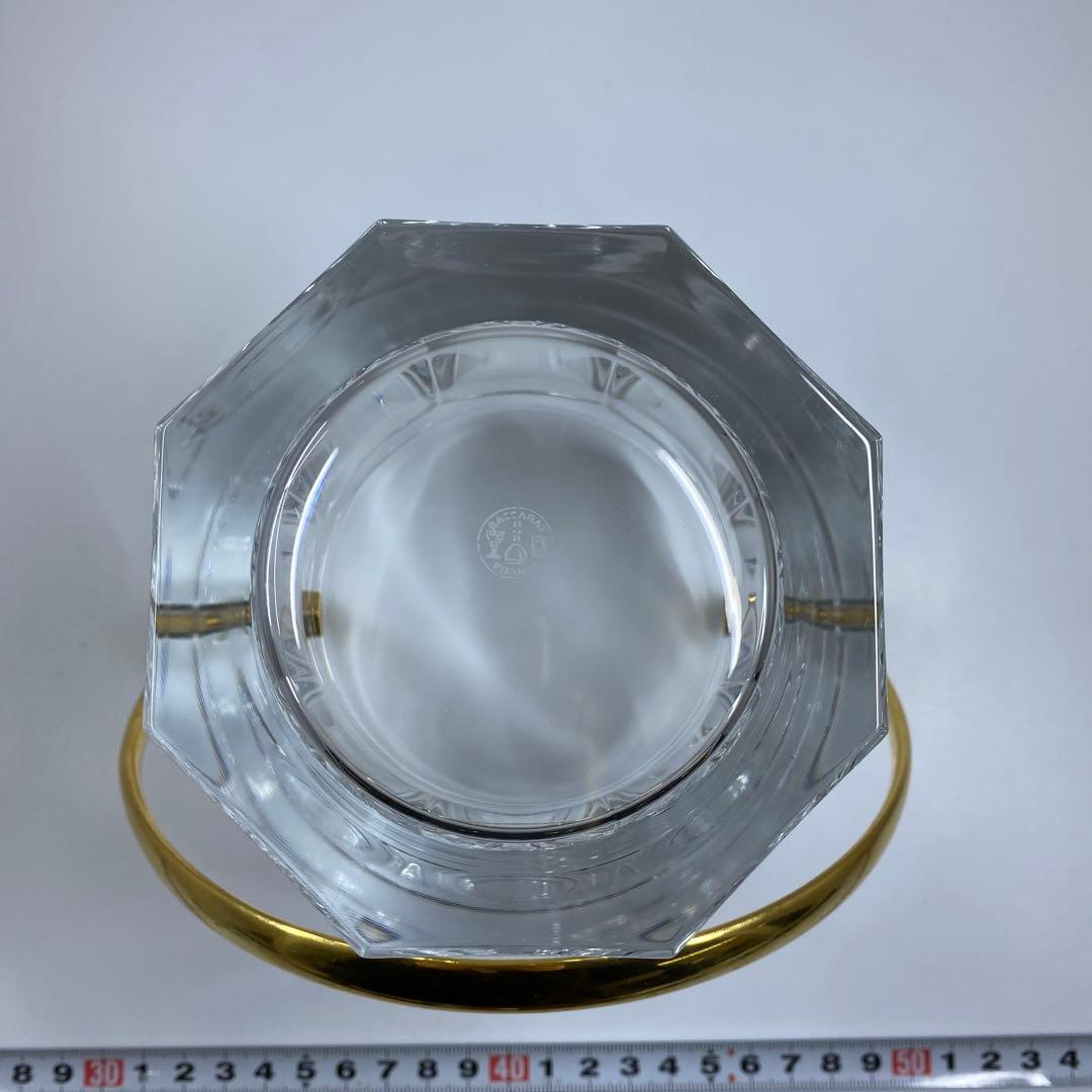 バカラ　アルクール金ハンドル付アイスベール高さ15㎝トコチ東な7-0323☆2F