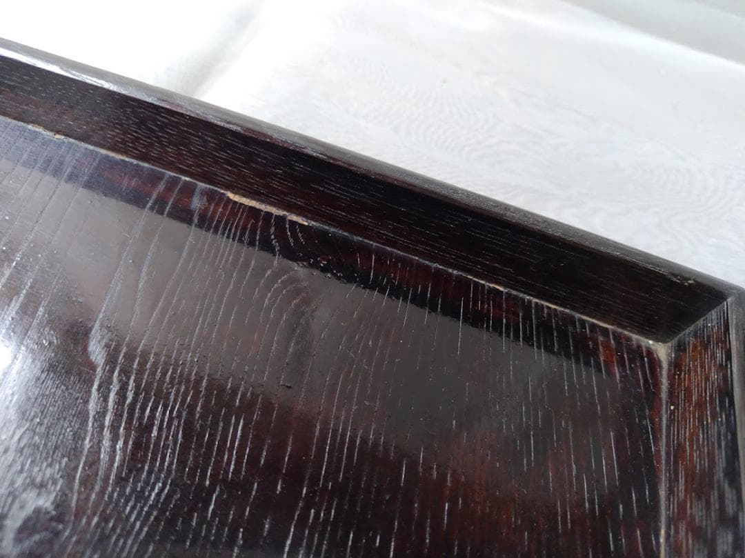 【当時物】大正　木製　角盆　会席膳　お膳　拾客揃　収納木箱付　骨董