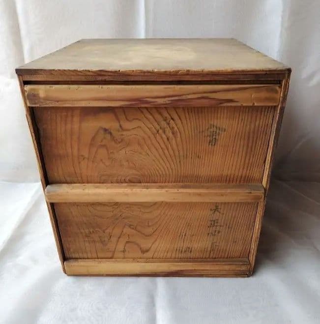 【当時物】大正　木製　角盆　会席膳　お膳　拾客揃　収納木箱付　骨董