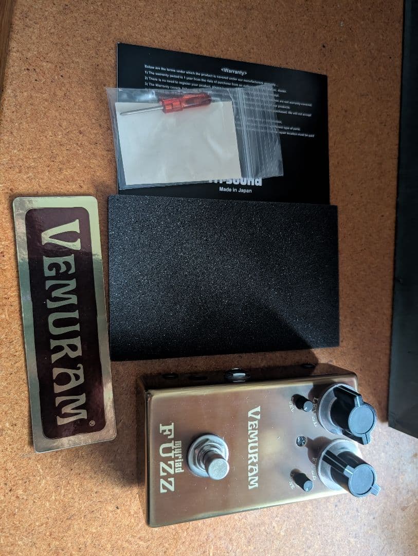 Vemuram Myriad Fuzz シリアルナンバー800番台