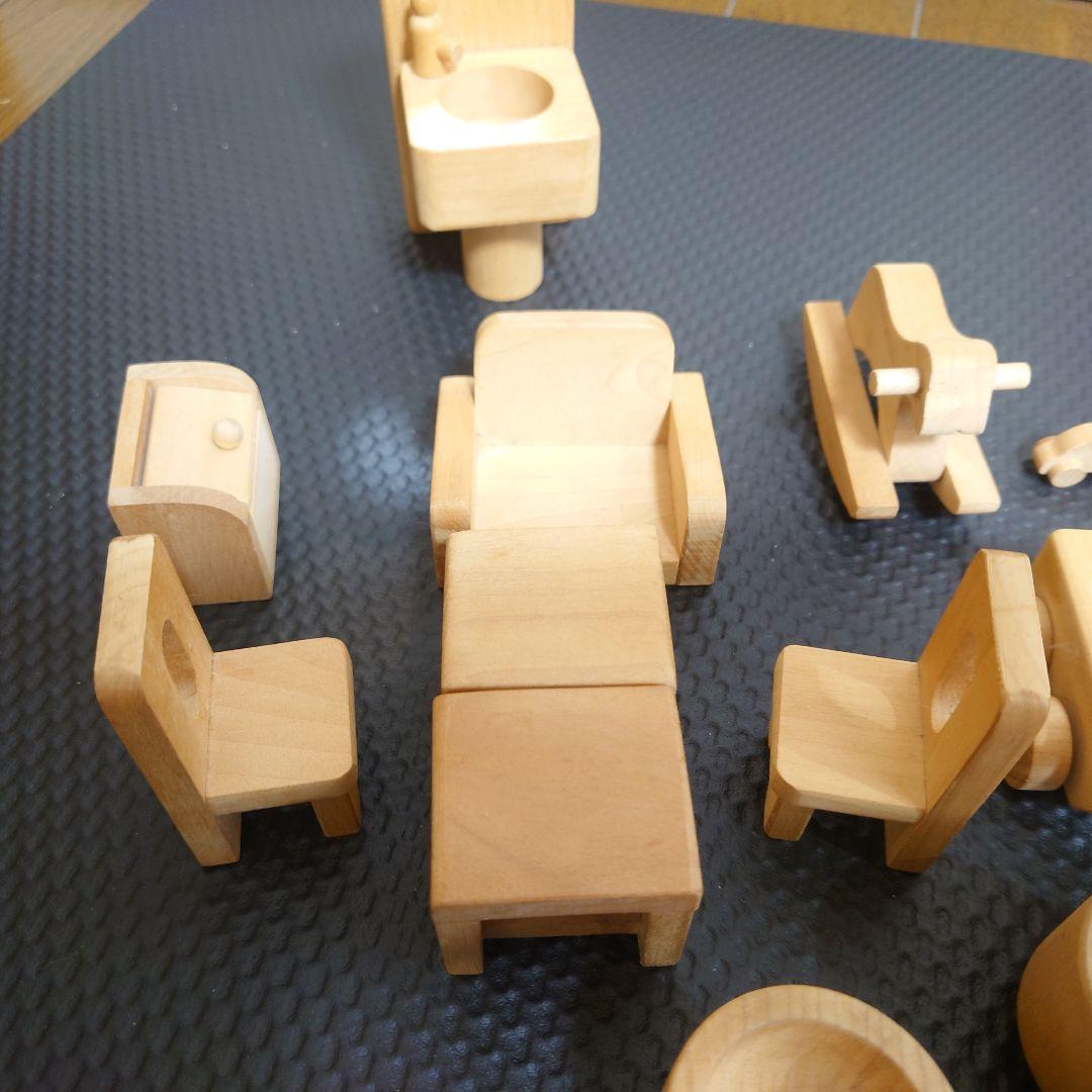 ボーネルンド　廃盤　貴重　大きな　白木のドールハウス　ボーネルンド製　　　家具