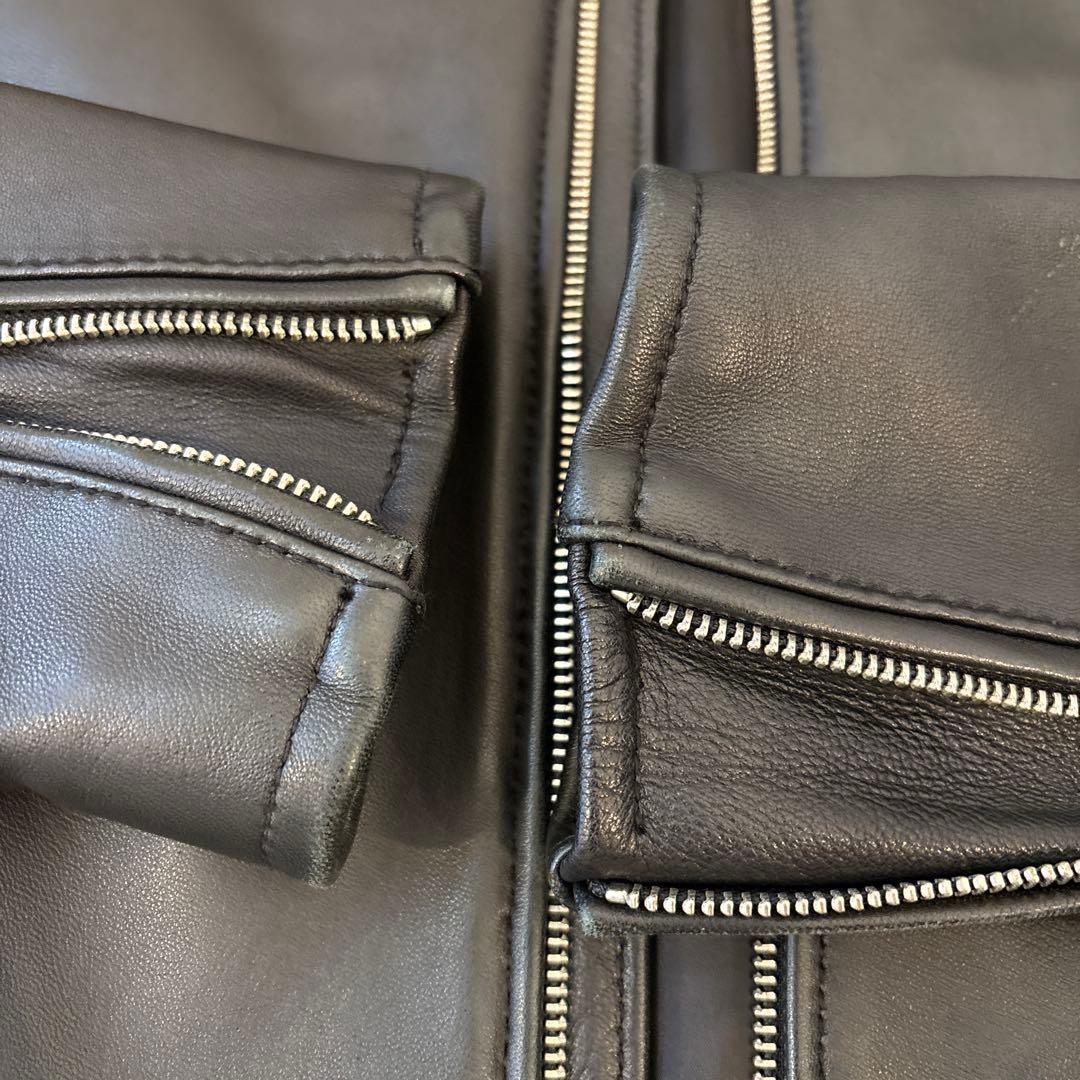 本革☆ユナイテッドアローズ☆ビューティー＆ユース☆ライダースジャケット☆Lサイズ