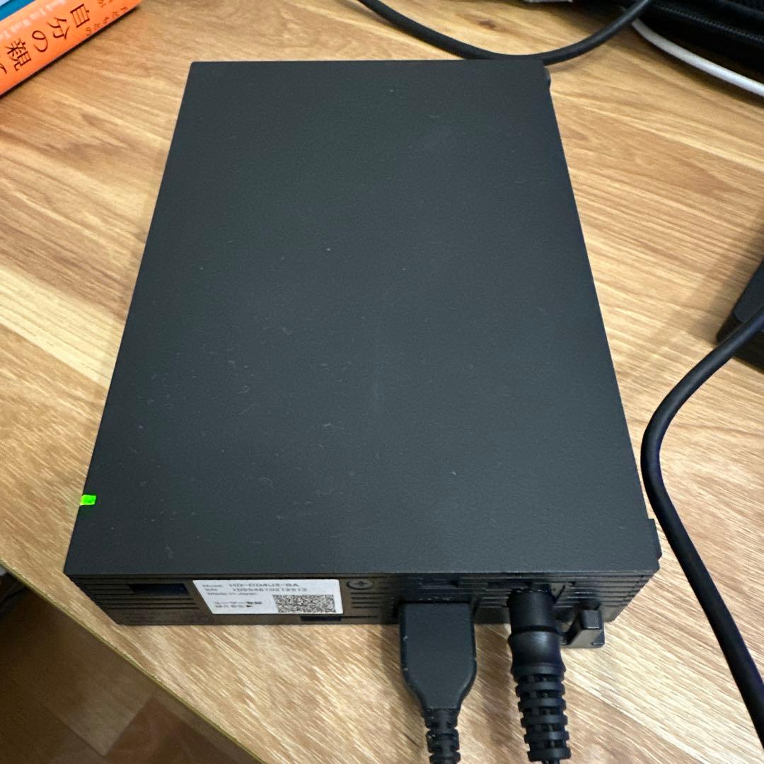 BUFFALO 外付けハードディスク 黒 HD-CD4U3-BA