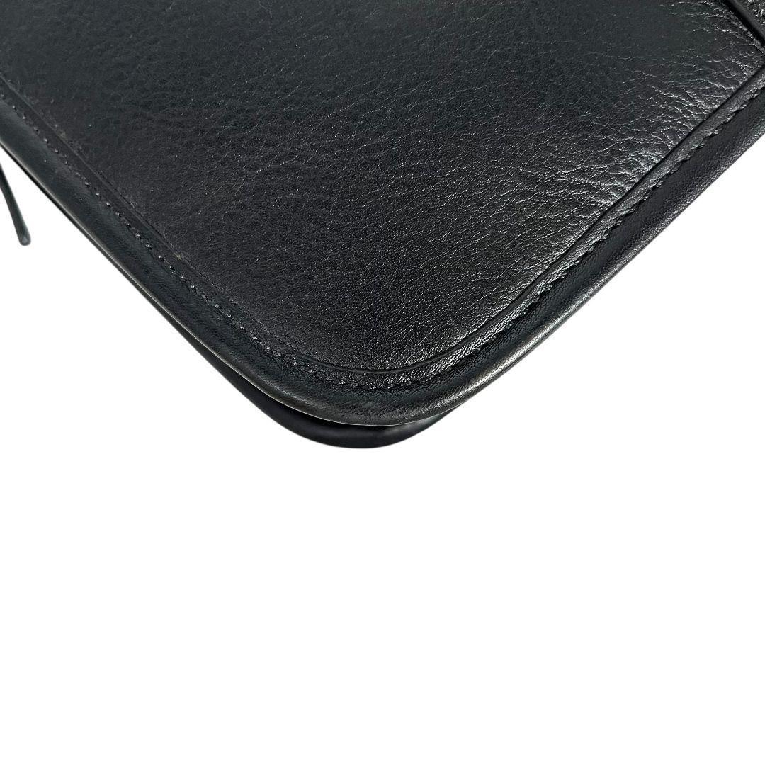 美品　COACH　コーチ　ビジネスバッグ　オールレザー　ブラック