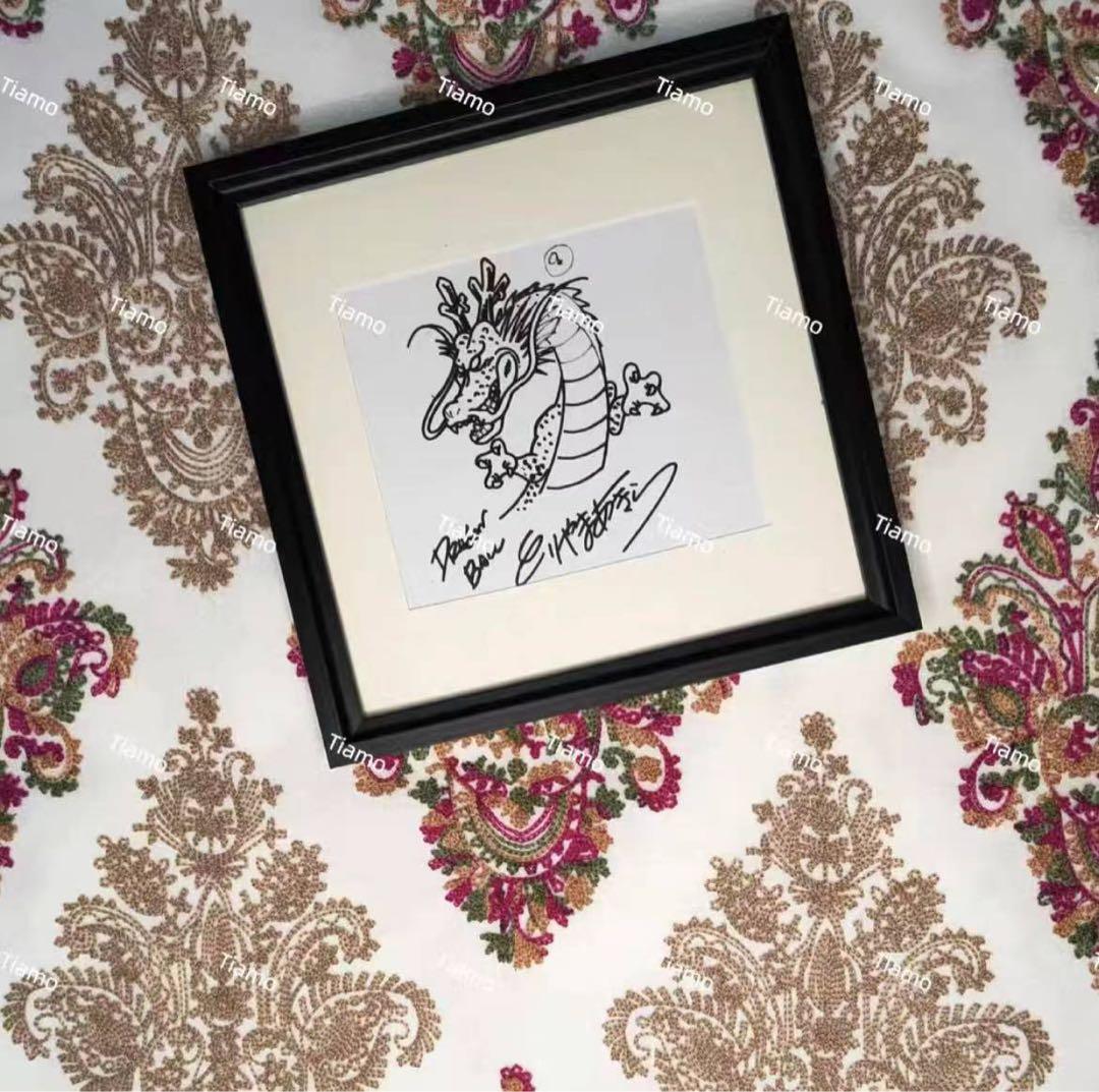 鳥山明直筆サイン色紙