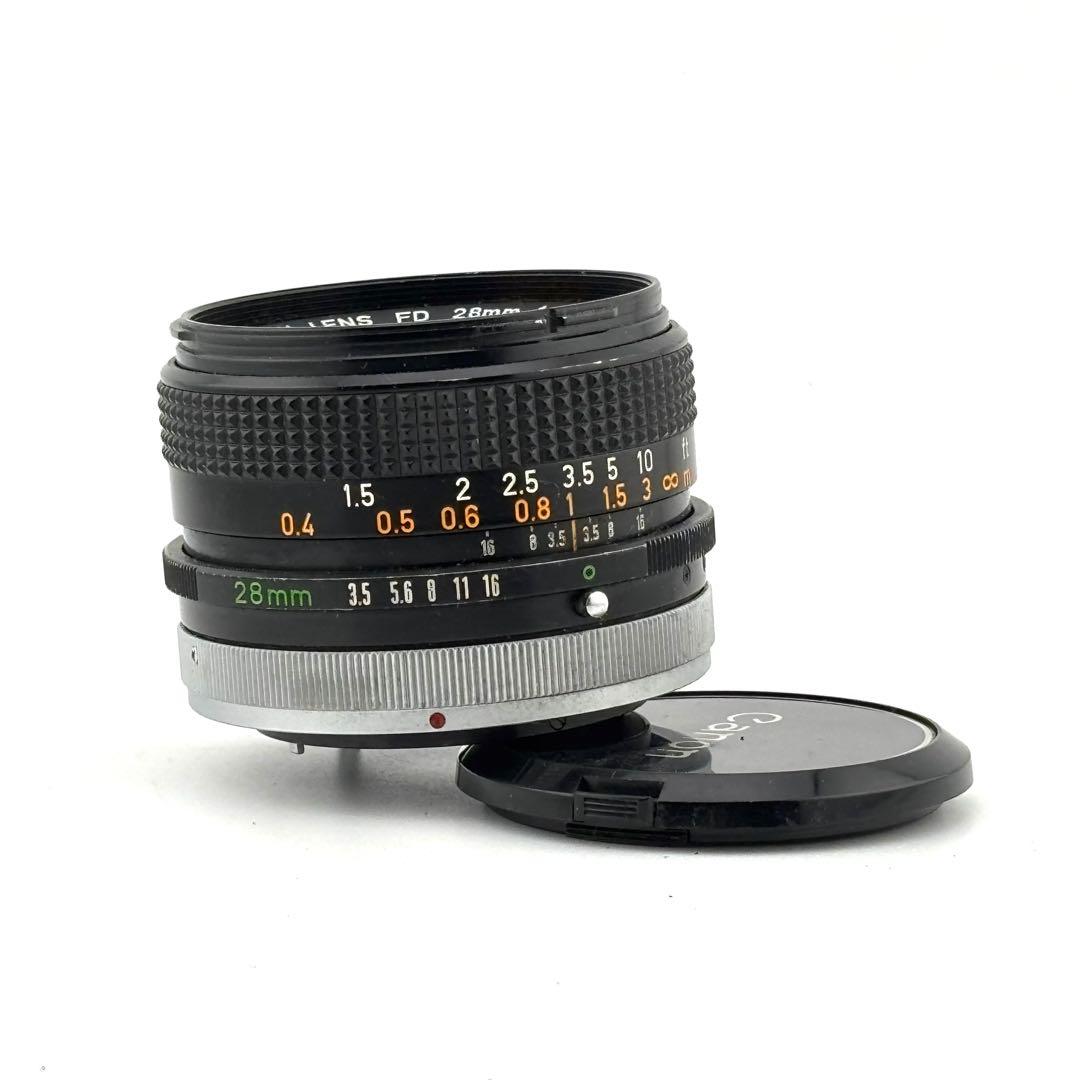 【完動品】 Canon AE-1 + FD 23mm F3.5 フィルム一眼