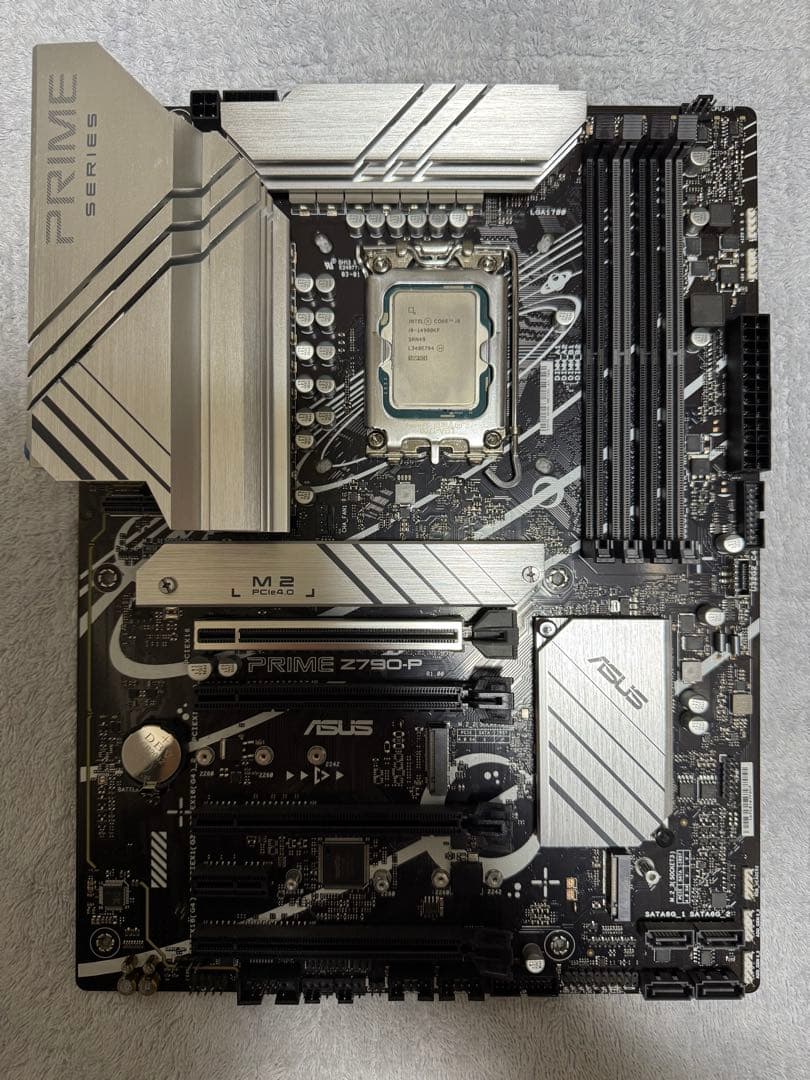 intel 14900kfとASUS Z790-Pセット