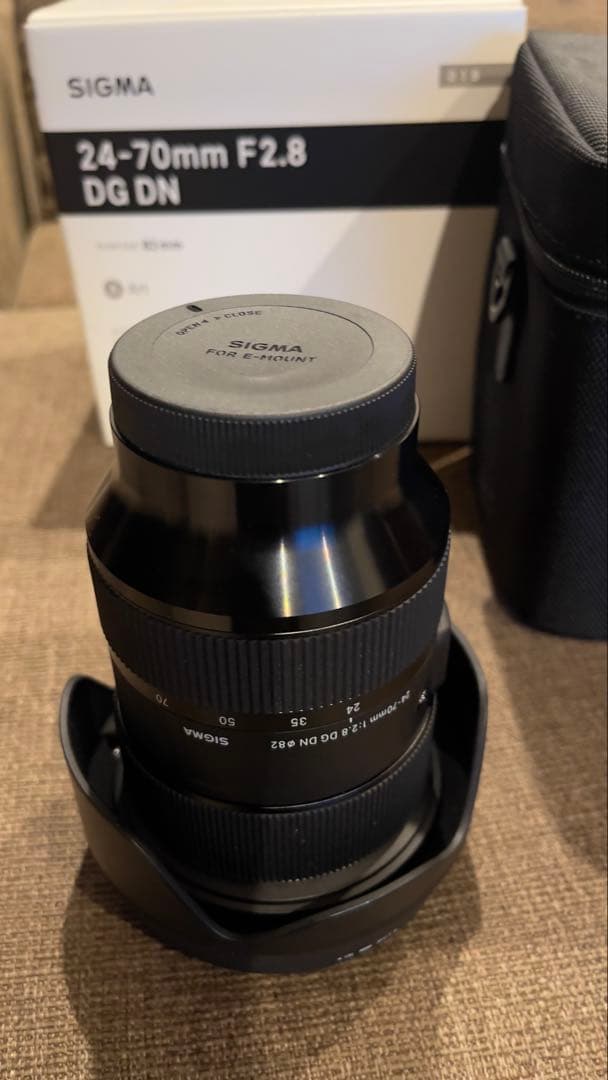 SIGMA 24-70mm F2.8 DG DN Art Eマウント　美品