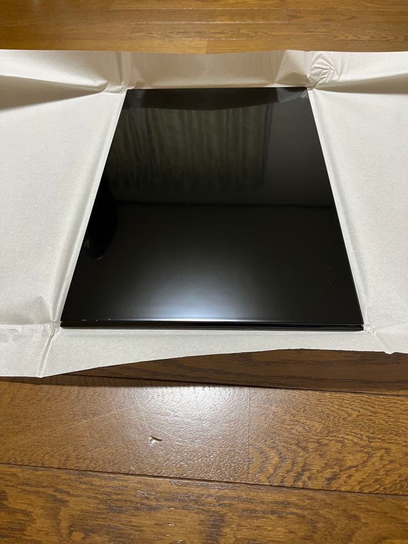 茶道具　黒塗敷3枚セット