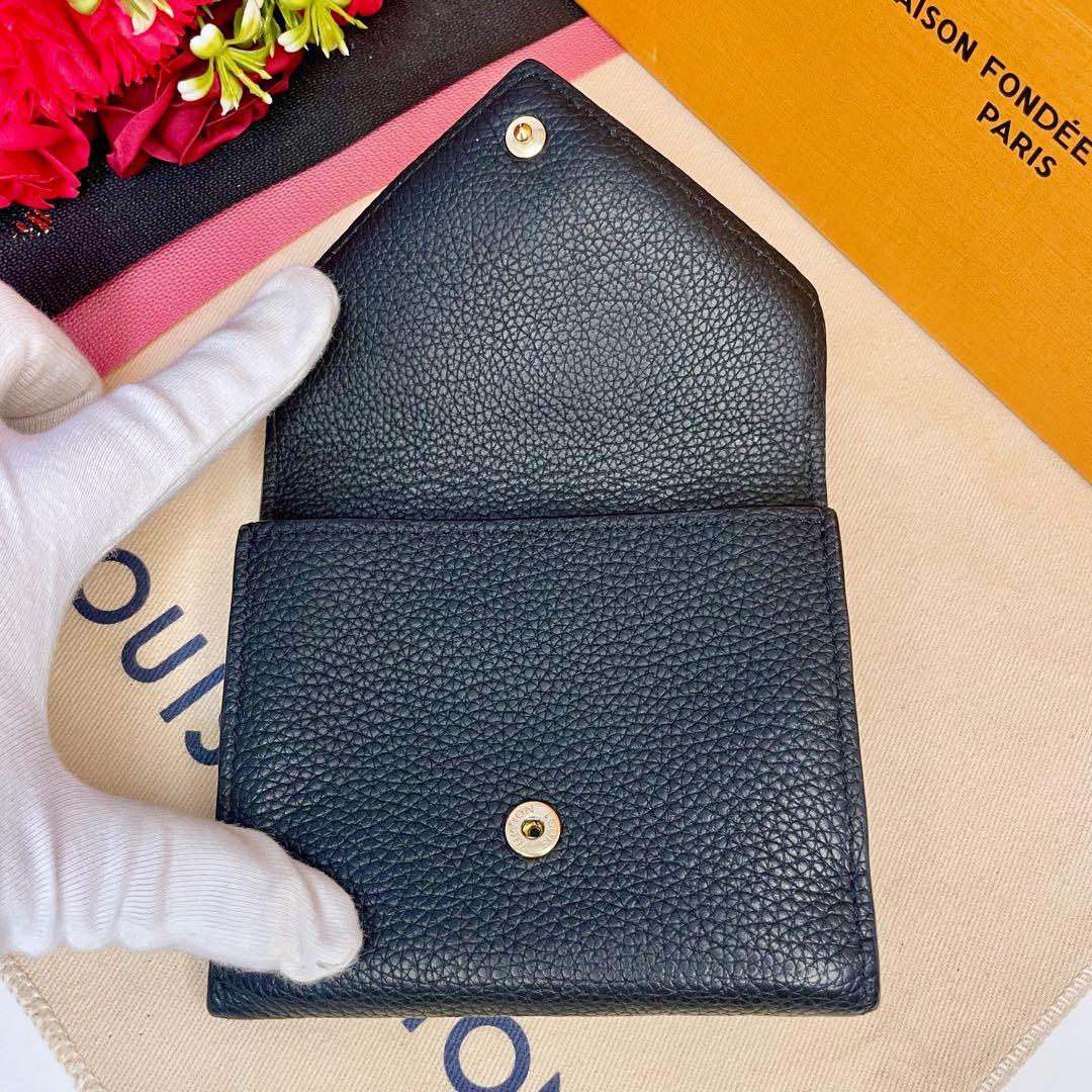 ✨極美品✨ ヴィトン ポルトフォイユ ドゥブル V コンパクト 財布 ノワール