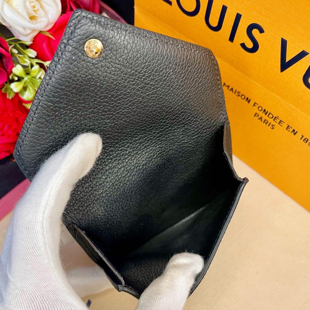 ✨極美品✨ ヴィトン ポルトフォイユ ドゥブル V コンパクト 財布 ノワール