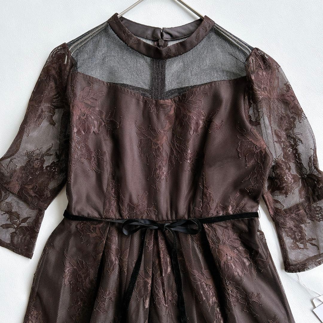 新品★リルフェテpetirobe パーティドレス　ティアードレースワンピース