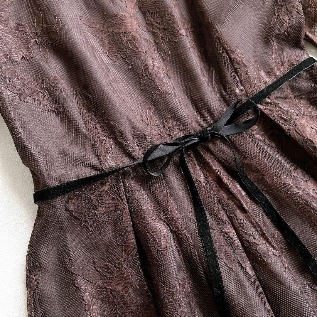 新品★リルフェテpetirobe パーティドレス　ティアードレースワンピース