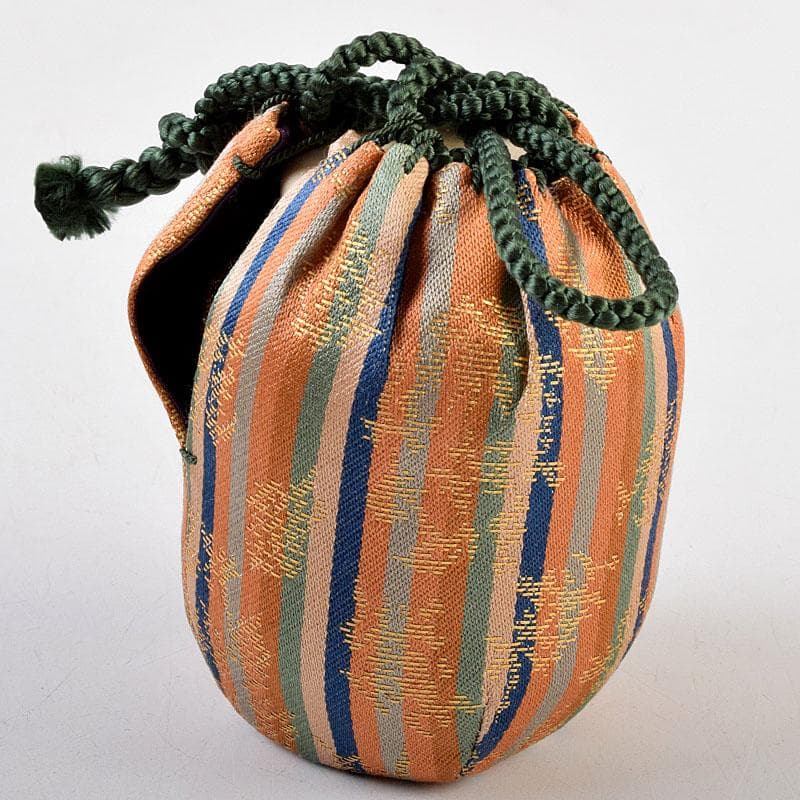 茶道具　清閑寺窯　杉田祥平造　瀧浪茶入　仕覆付　共箱　瀧浪茶入　V　9042