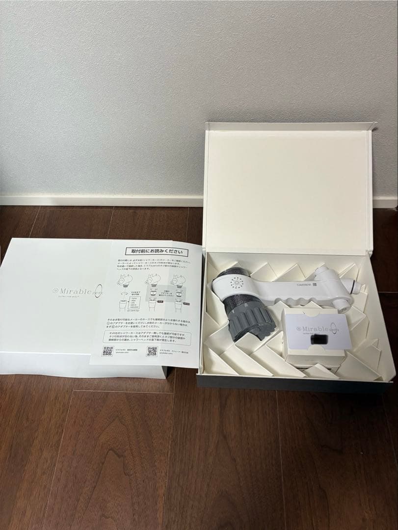 【新品未使用】ミラブルゼロ　シャワーヘッド　ウルトラファインバブル