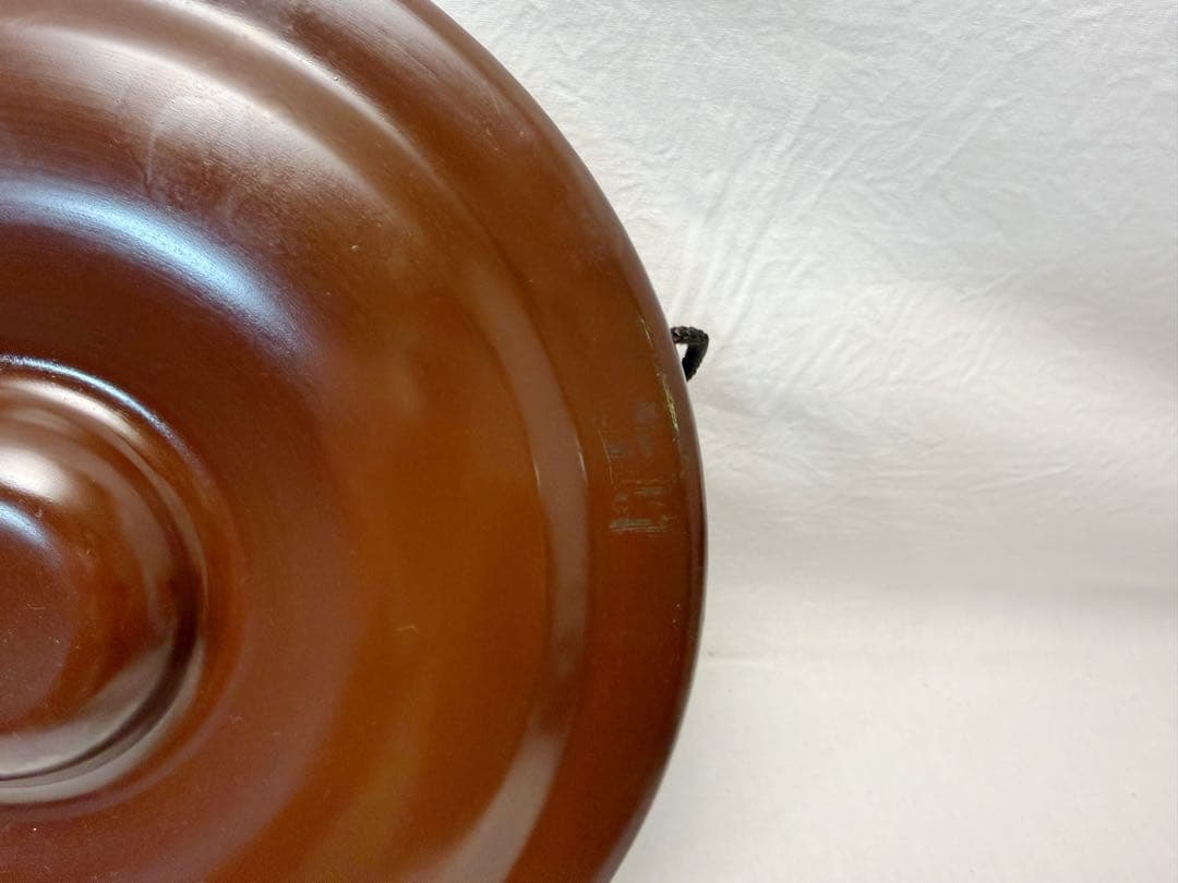 未使用 茶道具 銅鑼 桴付 仏教歌舞伎打楽器 鐘鳴物 重さ約1.3kg 元箱