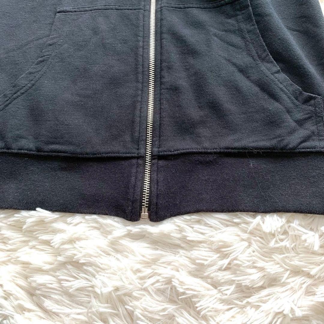 美品 Lサイズ ディオール オム Dior ジップ パーカー シルク ブラック