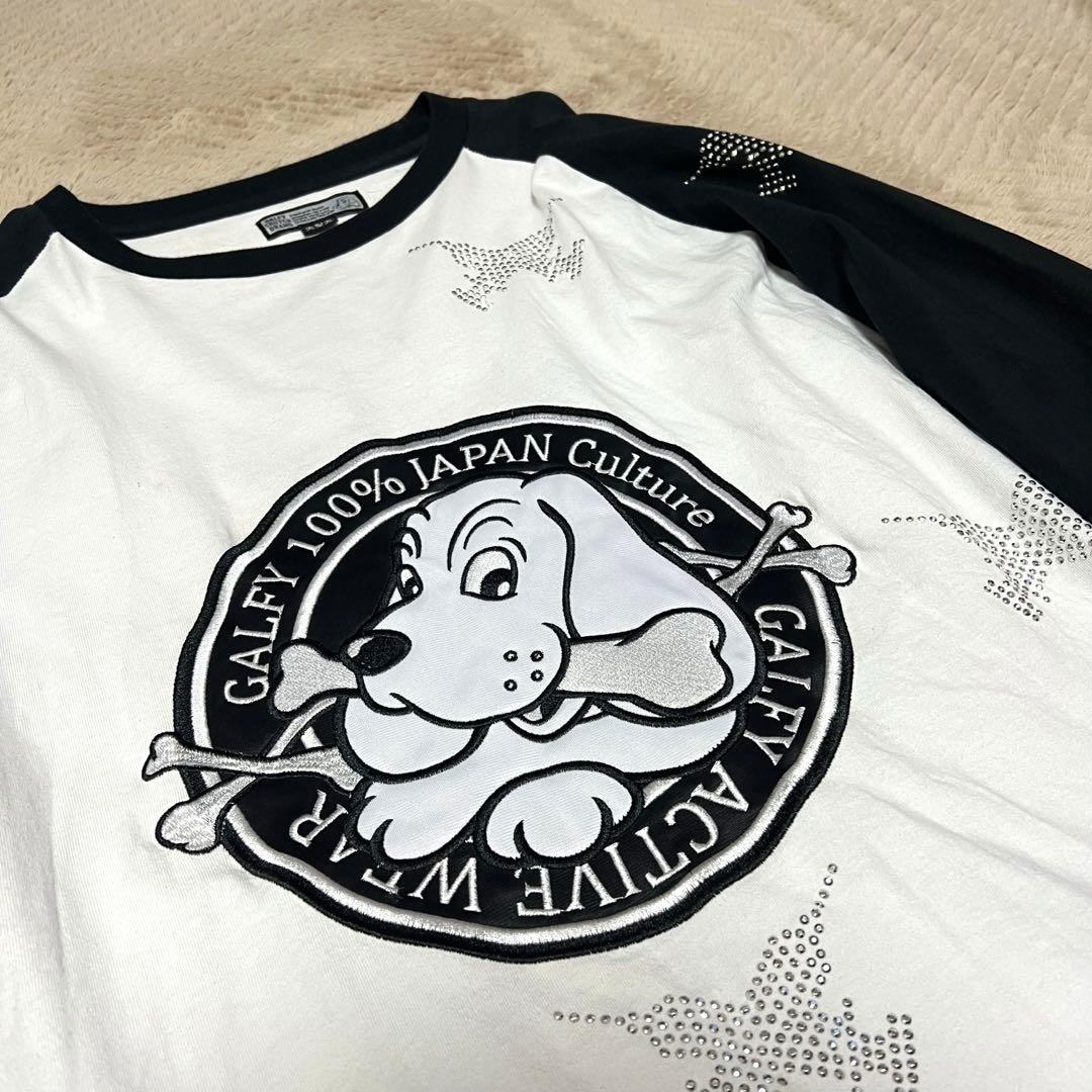 GALFY ピカピカ注射器ラグランロングスリーブTシャツ y2k 平成ギャル