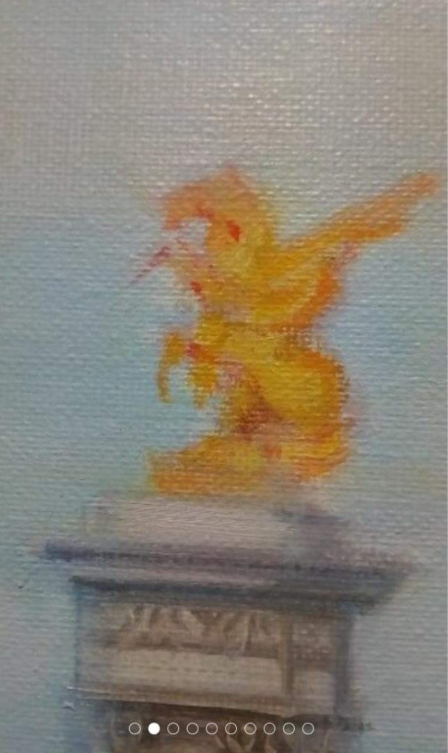 ラフルスキー　パリのアレクサンドル3世橋6F油彩真作ebayで120万円